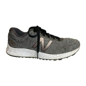 New Balance Fresh Foam Arishi Gray Black and White Athletic Shoe Size 6.5